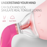 soft tongue milky massager sex toys sucking tongue licking vibrator
